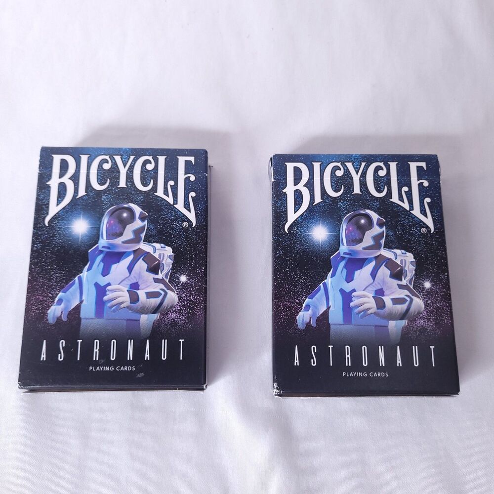 Lot Of 2 Bicycle Astronaut Playing Cards Numbered Of 2500